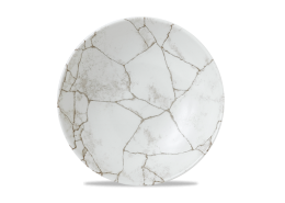 Kintsugi Agate Grey Coupe Bowl